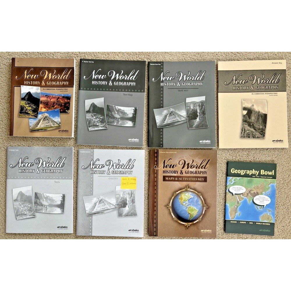 Lot of 25 Abeka 6th Grade Language Math History Health Science Art Teacher Guide - Picture 6 of 13